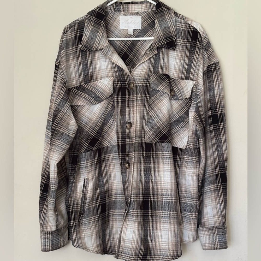 Ashley By 26 Plaid Button-Up Shirt - Picture 10 of 10